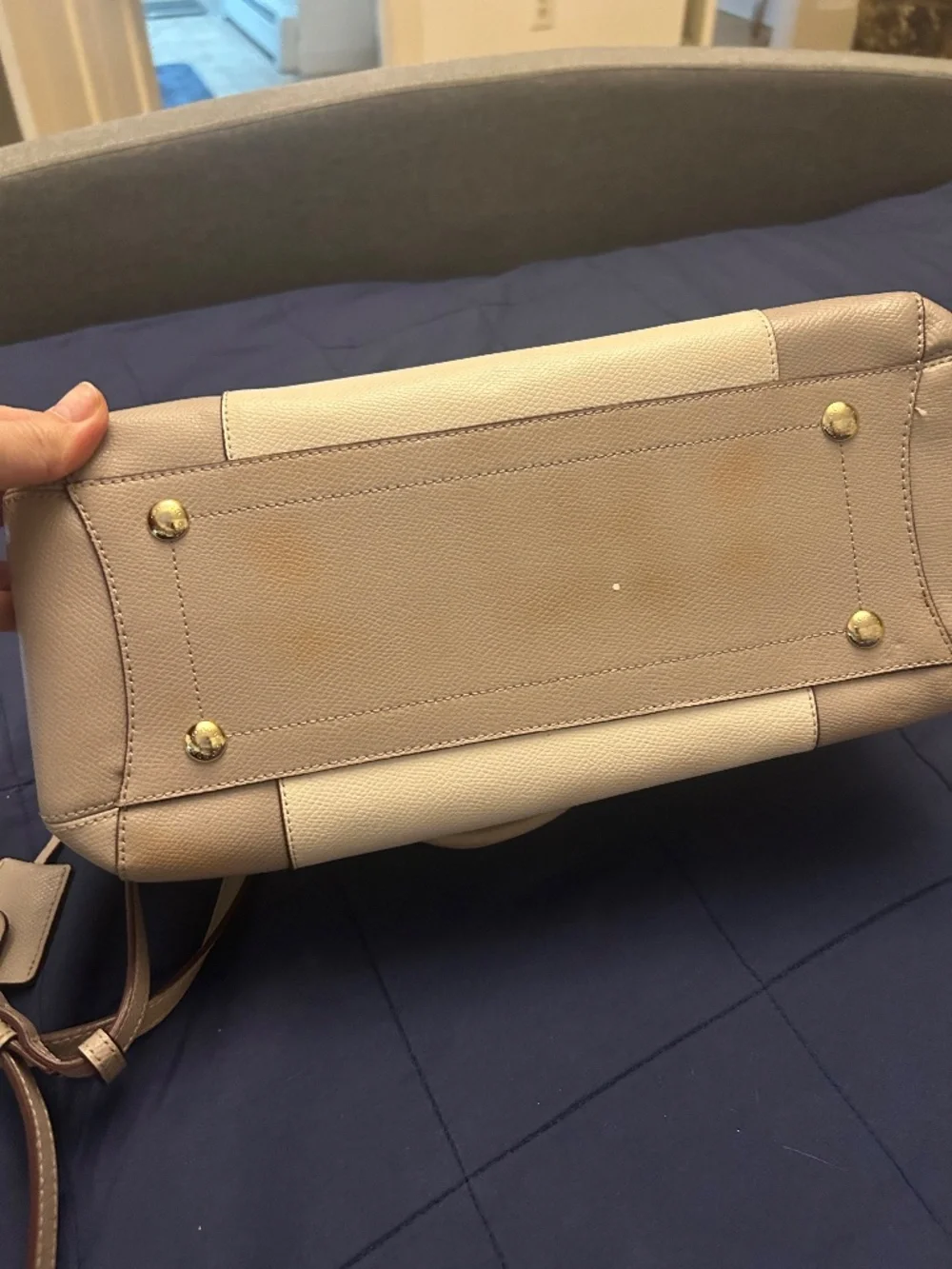 Coach Margot Carryall Satchel Colorblock Chalk/Grey